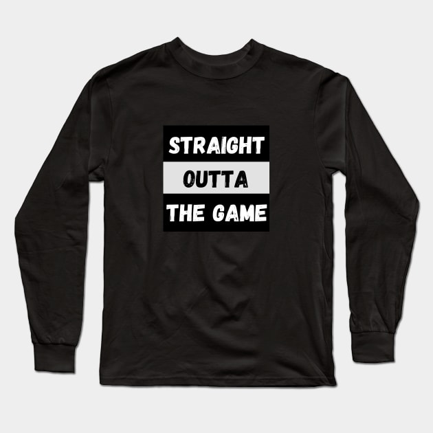 Straight Outta The Game By Abby Anime(c) Long Sleeve T-Shirt by Abby Anime